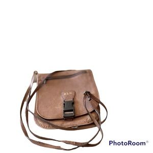 Genuine Leather crossbody travel bag neck wallet